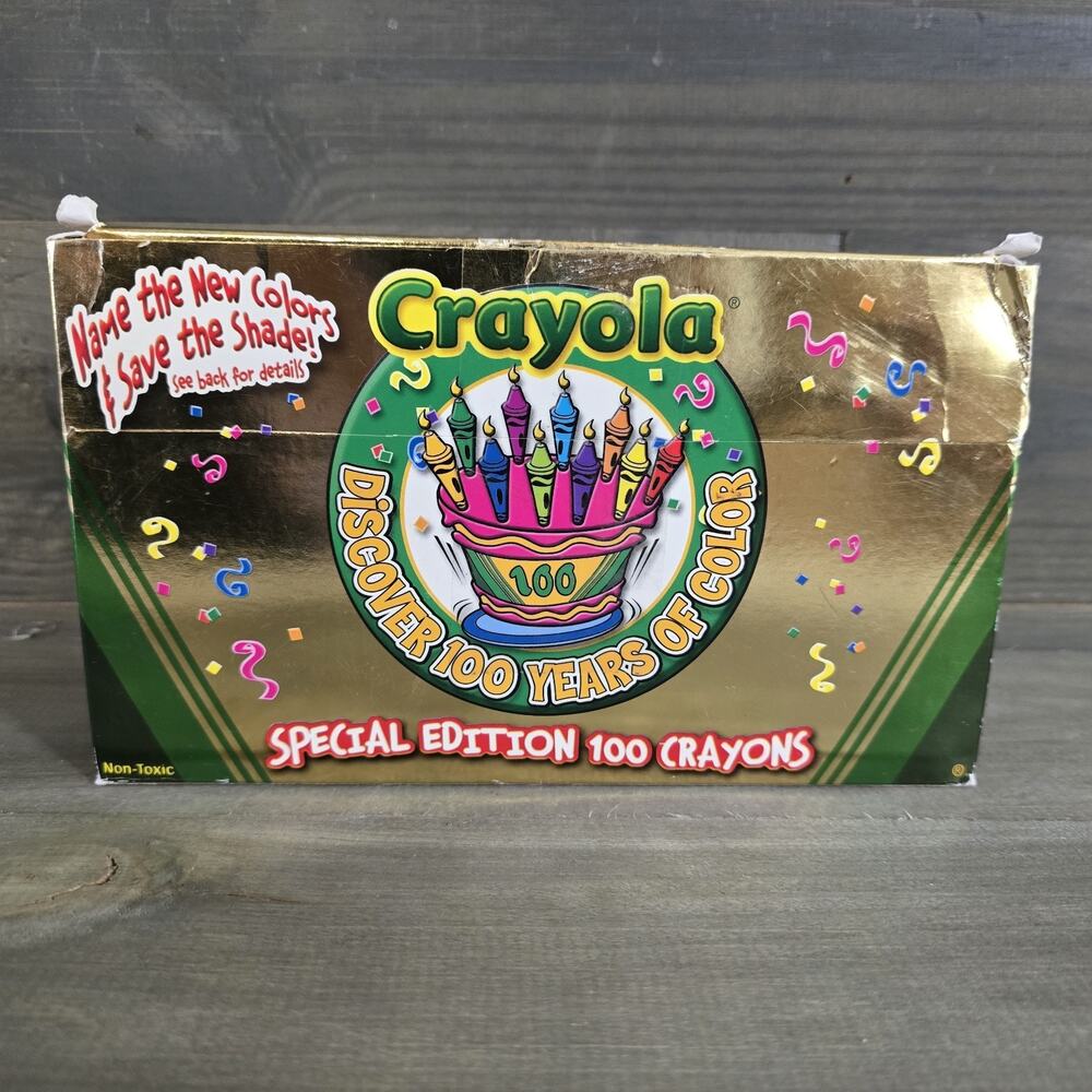 New Crayola Special Edition 100 Colors Discover 100 Years of Color Crayons